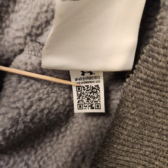 Under Armour Full Zip Sweatshirt ColdGear Fleece Lined Mens‎ Small NEW NWOT - Picture 8 of 16